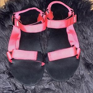 Hot Pink Gladiator sandals